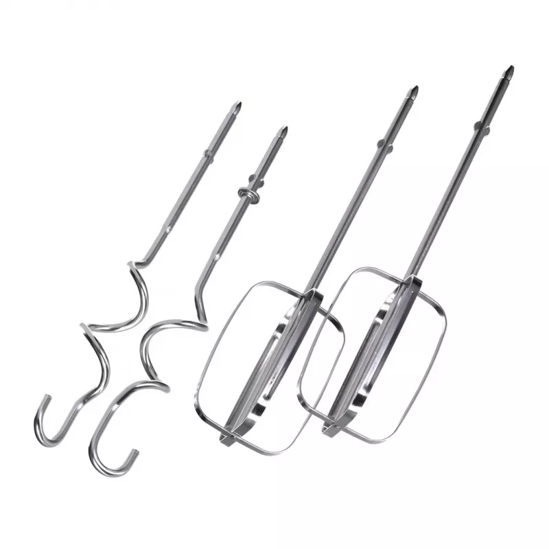 Eldom R110 Robo Handmixer, 400 W, 5 Geschwindigkeiten, Turbofunktion, Schlag- und Rühraufsätze, silber (R110 robo)