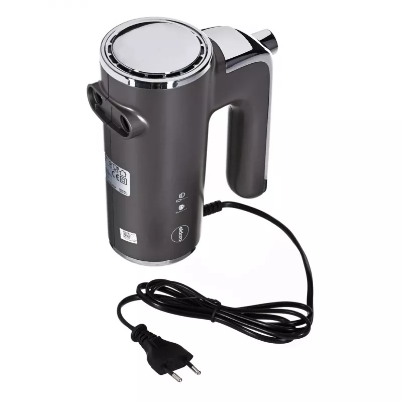Eldom R110 Robo Handmixer, 400 W, 5 Geschwindigkeiten, Turbofunktion, Schlag- und Rühraufsätze, silber (R110 robo)