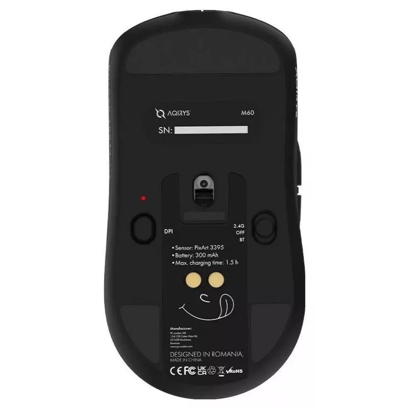 AQIRYS M60 Gaming Mouse Schwarz