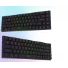AQIRYS Agena 65% Low-Profile kabellose mechanische Tastatur, Gateron Red Switches, schwarz