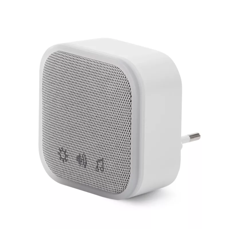 ENTAC Wireless Doorbell AC Plug-in IP44 Transmitter with 1x CR2032 Battery