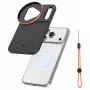 KF Protective Photography Case mit 58-mm-Objektivhalterung für Apple iPhone 17 Pro Max - Schwarz
