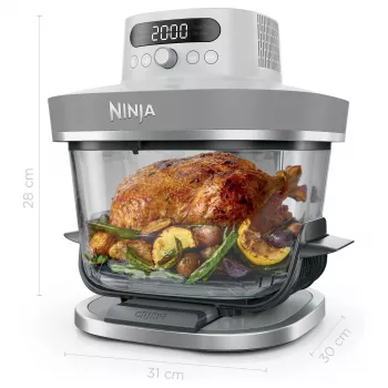 Ninja CRISPi PRO AS090EUWH Heißluftfritteuse, Weiß