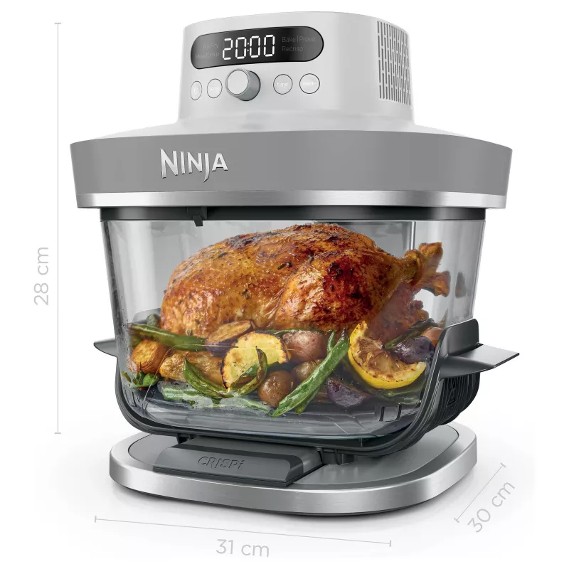 Ninja CRISPi PRO AS090EUWH Heißluftfritteuse, Weiß