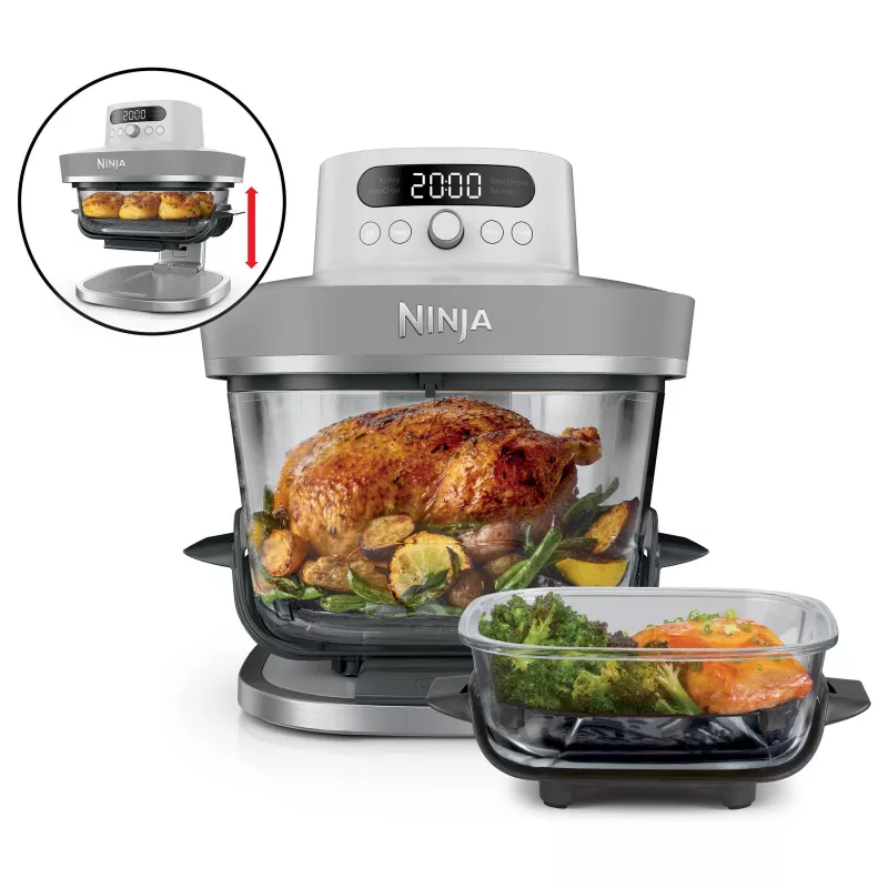 Ninja CRISPi PRO AS090EUWH Heißluftfritteuse, Weiß