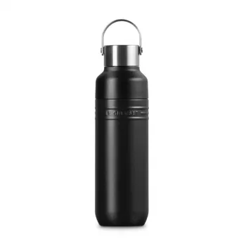 Le Creuset On The Go Wasserflasche Matt Schwarz 500 ml