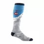 Darn Tough Heady Yeti OTC Midweight with Cushion Merino Wool Socken - Grau, Größe L