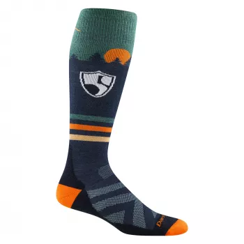 Darn Tough High Fives OTC Midweight with Cushion Ski Socks - Eclipse, Größe M