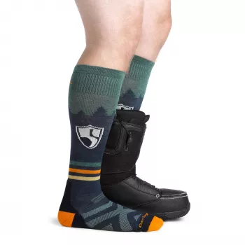 Darn Tough High Fives OTC Midweight with Cushion Ski Socks - Eclipse, Größe M