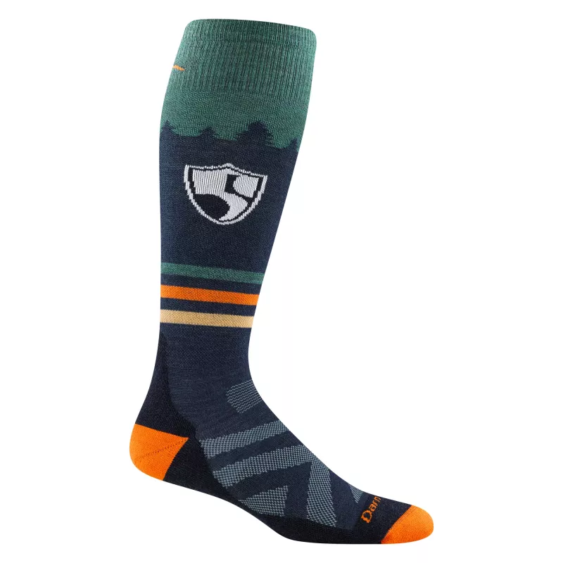 Darn Tough High Fives OTC Midweight with Cushion Ski Socks - Eclipse, Größe M