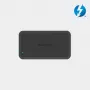 Glyph Atom PRO 4 TB USB-C Thunderbolt 3 Portable SSD - Schwarz