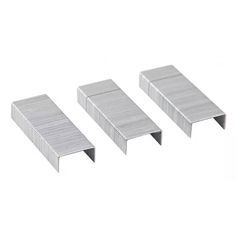 Deli ESSENTIAL Heftklammern 24/6, 1000 Stück, verzinkter Stahl, Silber
