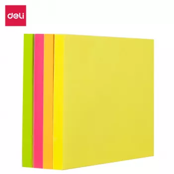 Deli Stick Up Haftnotizen EA03003 400 Blatt gemischte Farben 76x76 mm