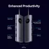 VENTION USB-C 10-in-1 Docking Station 8K 30Hz 100W PD mit LED-Display