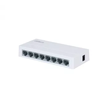 DAHUA PFS3008-8ET-L-V2 Unmanaged Desktop-Switch, 8x RJ45 10/100Mbps (ohne PoE)