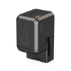 CHOETECH PD6038 38W GaN USB-C-Ladegerät mit USB-A, austauschbaren Steckern (EU/US/UK/AU) - Schwarz