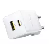 Baseus Palm 30W USB-C USB-A Wandladegerät Weiß EU-Stecker