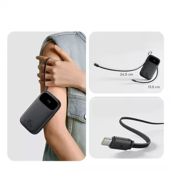 Baseus EnerFill FC31 QPow3 20000 mAh 45W Power Bank Schwarz