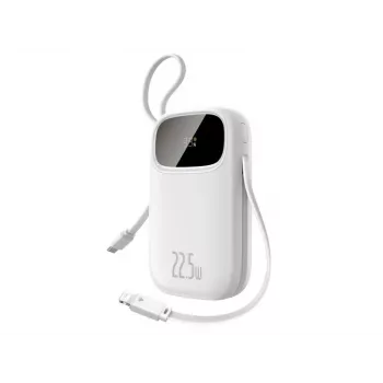 Baseus EnerFill FC31 20000 mAh 22.5W USB-C + Lightning Power Bank Weiß