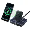 Baseus Nomos NH21 6-in-1 245W Wireless Charging Station mit zwei einziehbaren USB-C-Kabeln - Schwarz