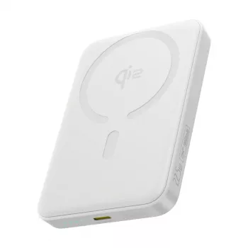 Baseus EnerFill FM12 Qi2 10000 mAh 22.5W MagSafe USB-C Power Bank Weiß