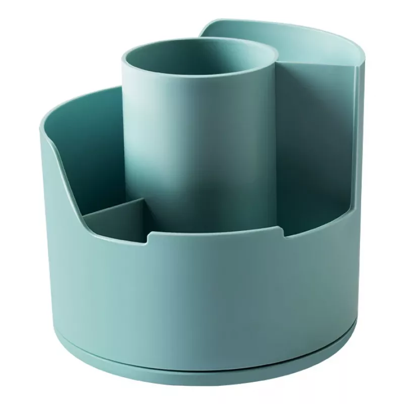 Deli LonGreen Stiftehalter 12x12x11 cm Hellblau
