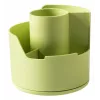 Deli LonGreen Stiftehalter Limettengrün 12x12x11cm