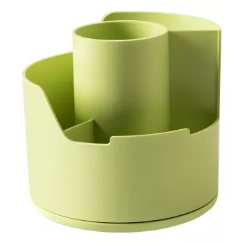 Deli LonGreen Stiftehalter Limettengrün 12x12x11cm