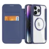Dux Ducis Skin X Pro Folio Case mit MagSafe für Apple iPhone 15 Pro Max, Schwarz