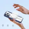 Dux Ducis Skin X Pro Folio Case mit MagSafe für Apple iPhone 15 Pro Max, Schwarz