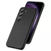 Dux Ducis Grit Case für Samsung Galaxy S23+ - Elegante Rückseite aus Kunstleder - Schwarz