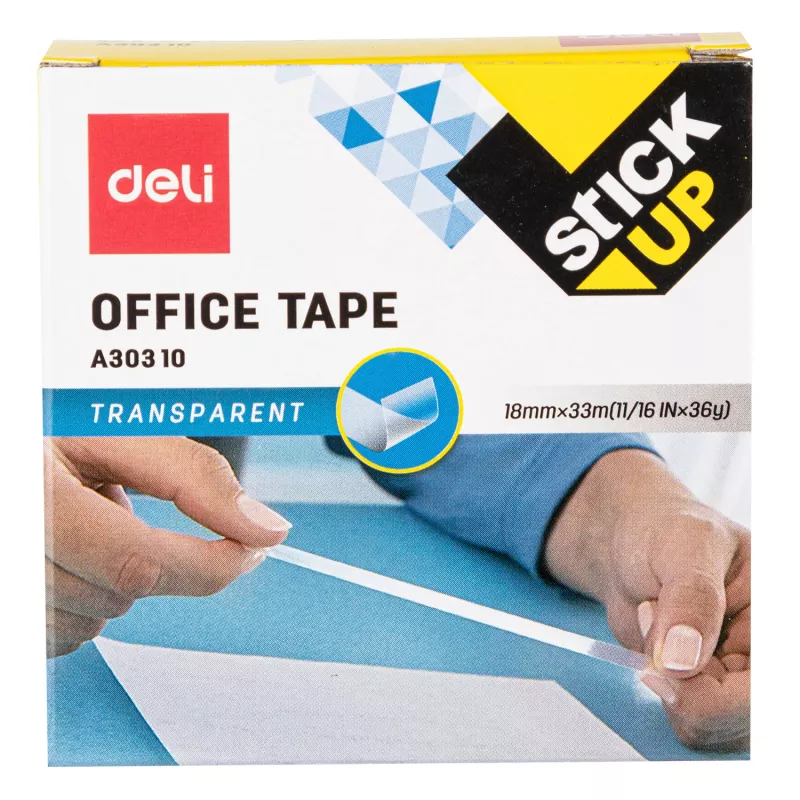 Deli Transparentes Klebeband D260104, 18 mm x 33 m