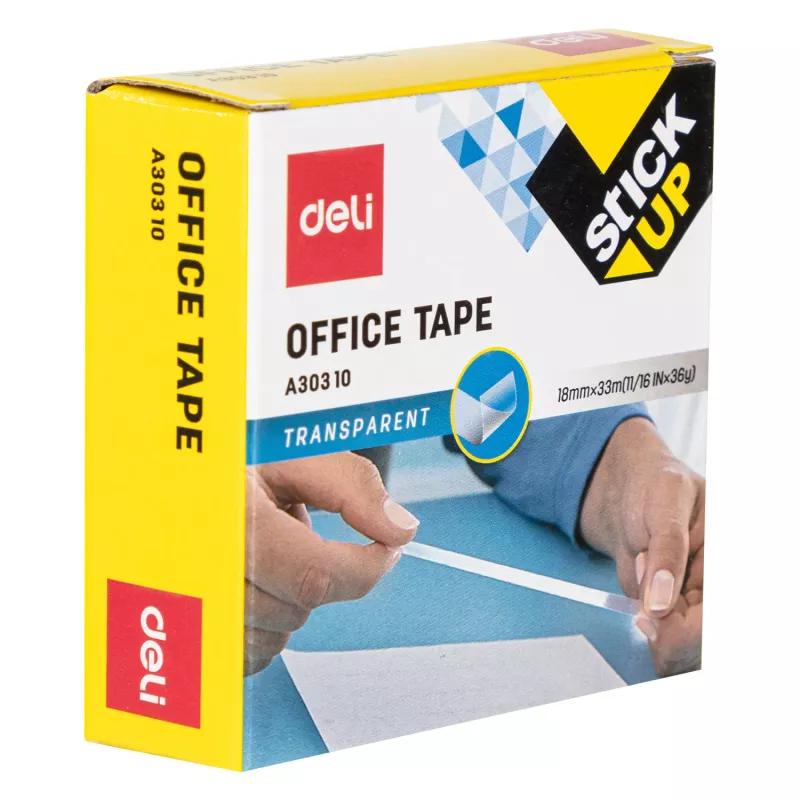 Deli Transparentes Klebeband D260104, 18 mm x 33 m