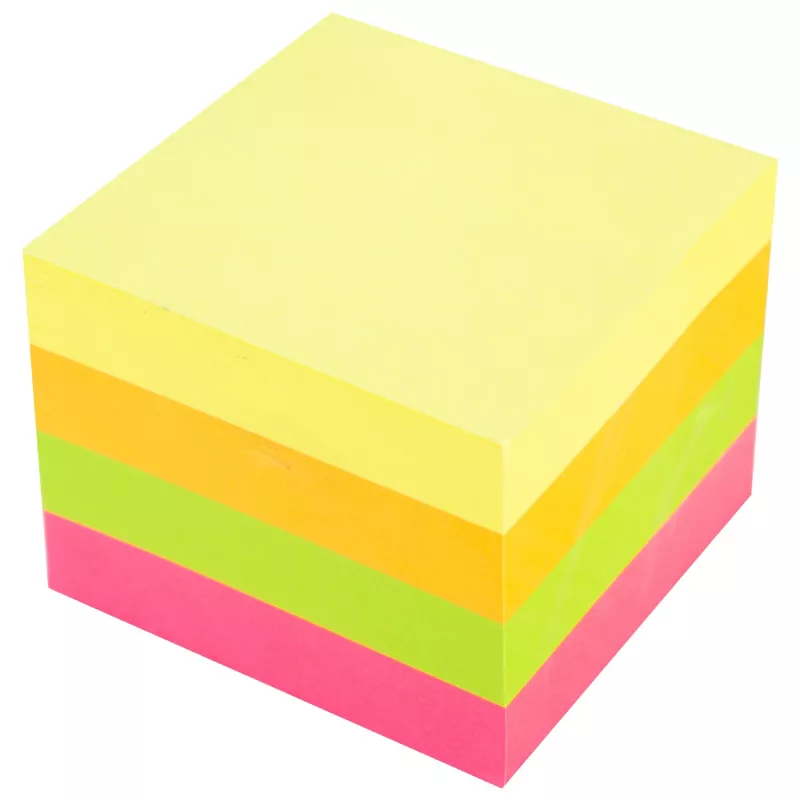 Deli Haftnotizen EA03303, 400 Blatt, verschiedene Farben, 5,1 x 5,1 cm