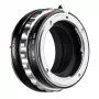K&F Concept Nikon F (G/AF-S) auf Nikon Z Objektivadapter, Schwarz, Modell KF06.369