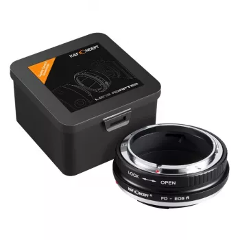 K&F Concept Objektivadapter Canon FD auf Canon RF (Schwarz)
