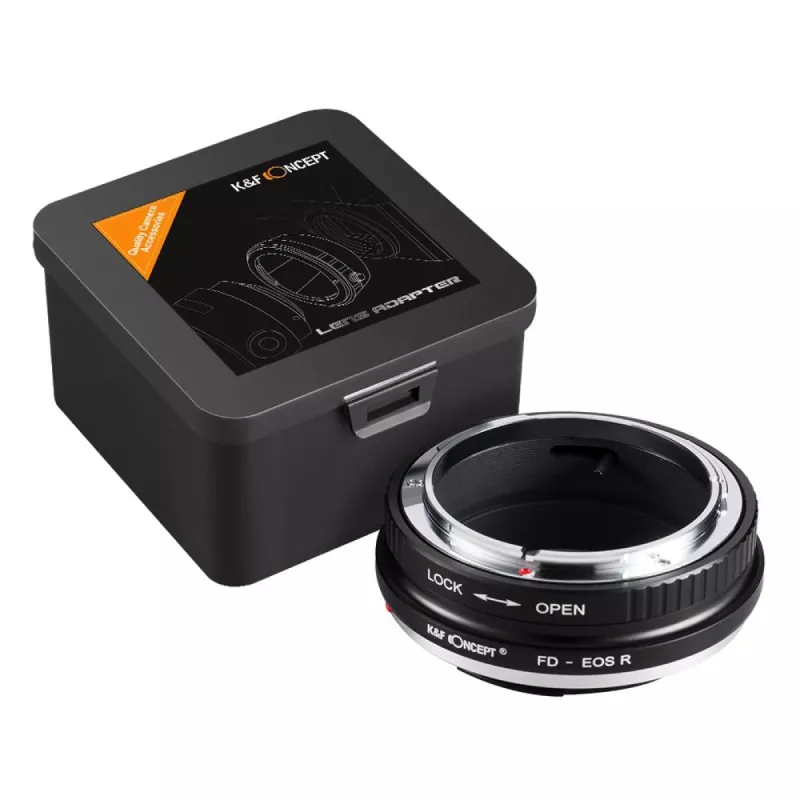 K&F Concept Objektivadapter Canon FD auf Canon RF (Schwarz)