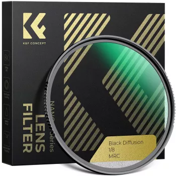 K&F Concept Black Diffusion 1/8 Filter 49mm HD Nano-Coating