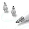 Metapen Air-Flex Tips - Transparent (4er-Pack) Ersatzstiftspitzen für Metapen Pencil A8, A11, M1