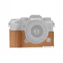 PGYTECH Lederkamera-Halbcase für Fujifilm X-T5 Braun