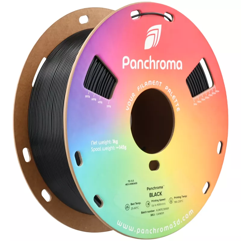 Polymaker Panchroma CoPE 3D-Drucker-Filament, 1,75 mm, 1 kg, Schwarz