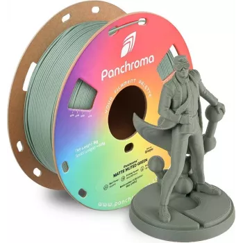 Polymaker Panchroma PLA Matte 3D-Drucker-Filament, 1,75 mm, 1 kg, Muted Green