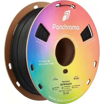 Polymaker Panchroma PLA Satin 3D-Drucker-Filament, 1,75 mm, 1 kg, Schwarz