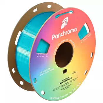 Polymaker Panchroma PLA Silk 3D-Drucker-Filament, 1,75 mm, 1 kg, Light Blue