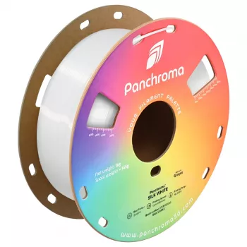 Polymaker Panchroma PLA Silk 3D-Drucker-Filament, 1,75 mm, 1 kg, Weiß
