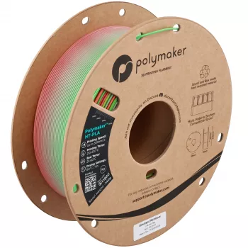 Polymaker HT-PLA 3D-Drucker-Filament, 1,75 mm, 1 kg, Gradient Rainbow