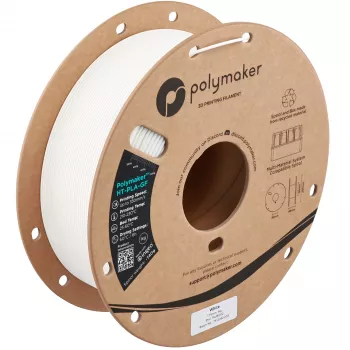 Polymaker HT-PLA-GF 3D-Drucker-Filament, 1,75 mm, 1 kg, Weiß