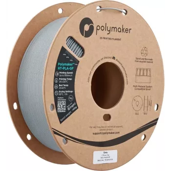 Polymaker HT-PLA-GF 3D-Drucker-Filament, 1,75 mm, 1 kg, Grau