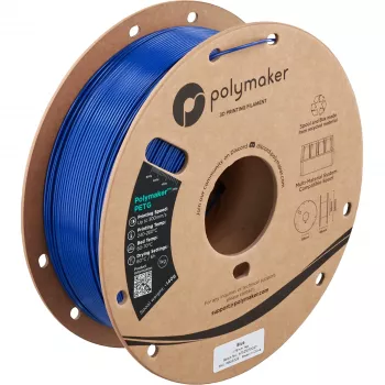 Polymaker PETG 3D-Drucker-Filament, 1,75 mm, 1 kg, Blau (PB05006)