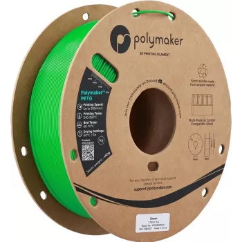 Polymaker PETG 3D-Drucker-Filament, 1,75 mm, 1 kg, Grün (PB05011)